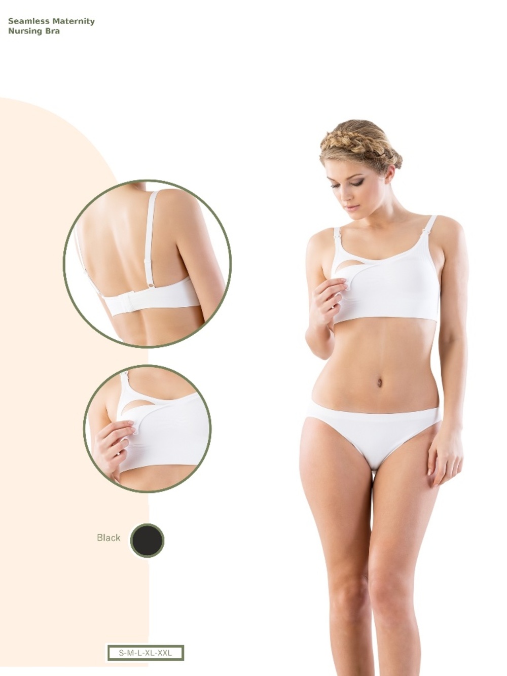 Seamless Maternity Nursing Bra / Soutien-gorge d'allaitement sans couture - EU